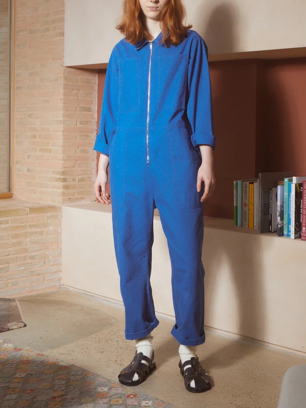 L.F.MARKEY DOMINIC BOILERSUIT COBALT